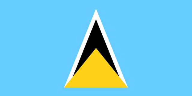 Bendera negara Saint Lucia