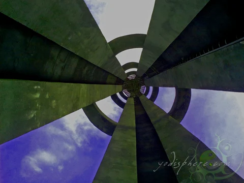 Inside the Obelisk - Capas National Shrine in Tarlac