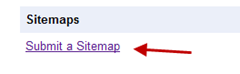 submit a sitemap