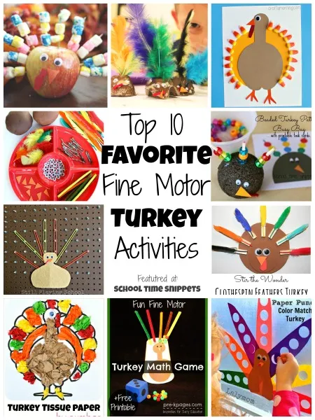 turkey activities for preschool