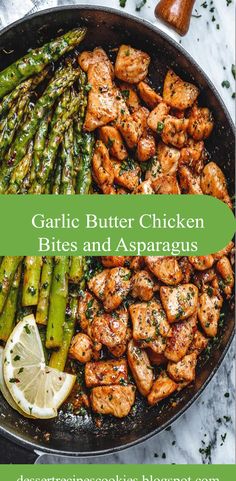 Garlic Butter Chicken Bites and Asparagus – So much flavor and so easy to throw together, this chicken and asparagus recipe is a winner for dinnertime! Chicken bites are so juicy, tender, and…