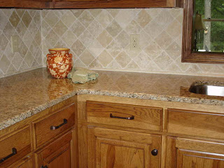 Tiled small kitchen walls pictures