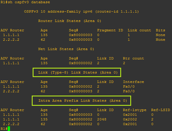 OSPFv3 Important Points