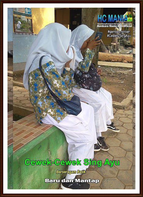 Gambar Siswa-Siswi SMA Negeri 1 Ngrambe Cover Batik - Buku Album Gambar Soloan Edisi 8