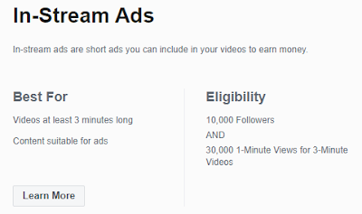 ফেসবুক In-Stream Ads পাওয়ার জন্য কী কী লাগবে?