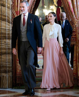Queen Letizia of Spain stylish fashion