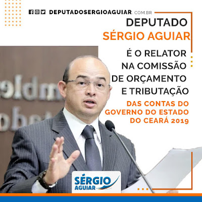 Relator das contas do governo do Ceará 2019.