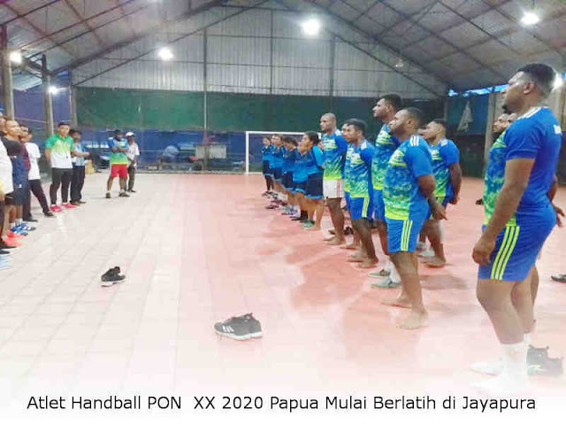 Atlet Handball PON XX 2020 Papua Mulai Berlatih di Jayapura