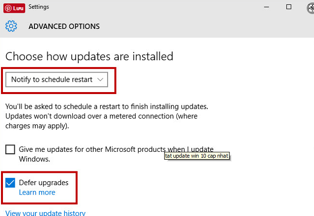 Tắt Update Windows 10 nhanh chóng, đơn giản, hiệu quả nhất d