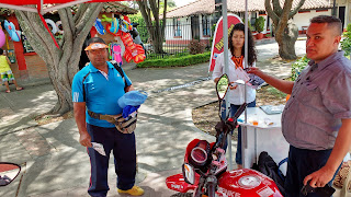 Exhibición de motocicletas SYM Acuaparque del Azúcar