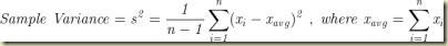Variation in Excel - Bessel's Correction Derivation