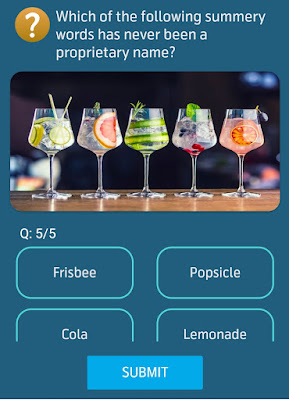 Which of the following summery words has never been a proprietary name? My Telenor App Questions and answers