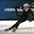 Alyson Dudek in speed-skating team