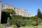 Ballynahinch Castle, Connemara, County Galway, is a long mansion with an . (ballynahinch castle )