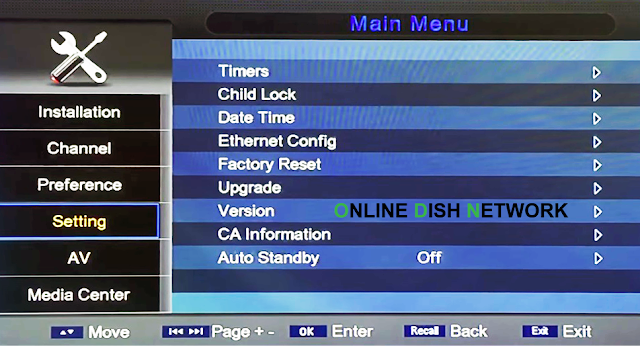 neosat 550d Hd Receiver Setting Menu