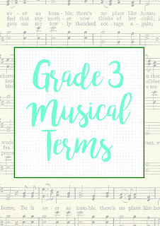 grade 3 musical terms