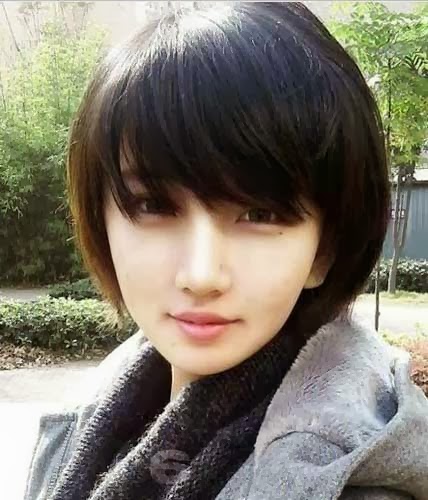 gaya rambut  sebahu 