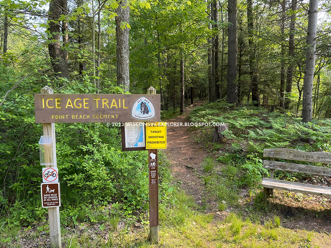 ice age national trail sign