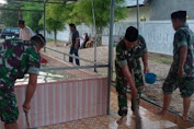 Lagi..! Kodim 0104/Atim Galakkan Manunggal Subuh Dan Gotong Royong Bersama Forkopimda Kota Langsa