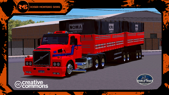 SKINS WORLD TRUCK DRIVING SIMULATOR ROGER MONTEIRO SKINS