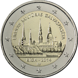 2 euro Latvia 2014