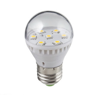 7 SMD LED E27 2.5W Warm White Light Lamp Bulb Globe 900LM 110-240V 110V 220V