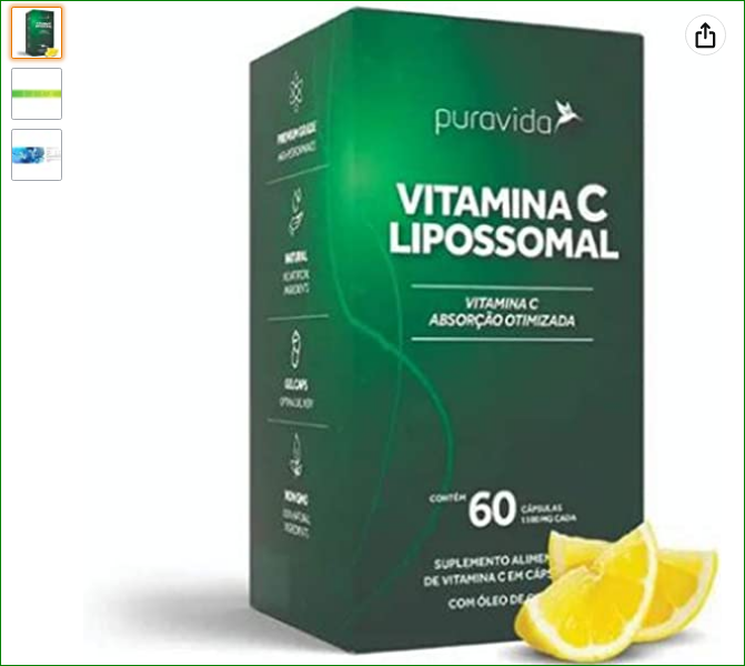 Vitamina C Lipossomal Frasco 66 g