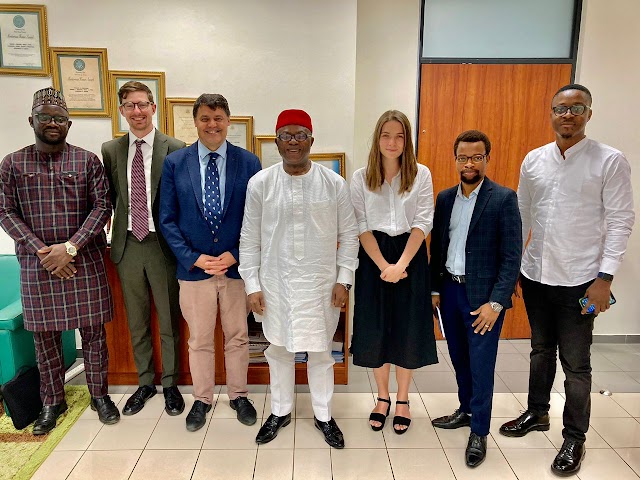 Onuigbo Meets with UK-PACT Team, Discuss Areas of Collaboration 