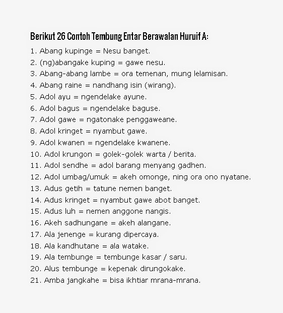 Contoh Berita Dalam Bahasa Jawa - Contoh U