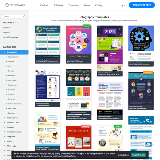 VENNGAGE Website Design Inspiration Preview