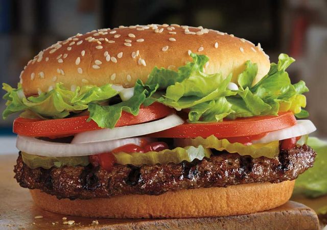 Image result for Burger king whopper