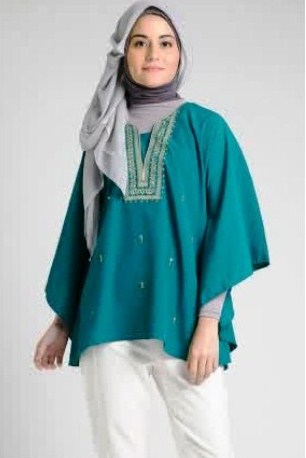 28 Kreasi Model Baju Muslim Wanita Terbaru 2019 Simpel 