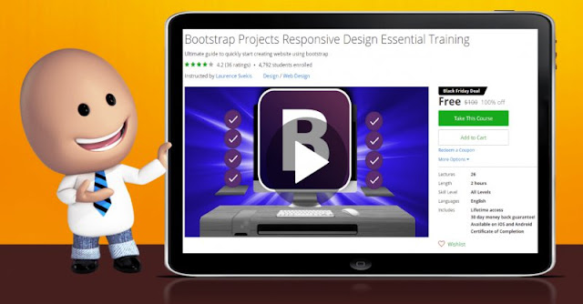 [100% Off] Bootstrap Projects Responsive Design Essential Training| Worth 100$