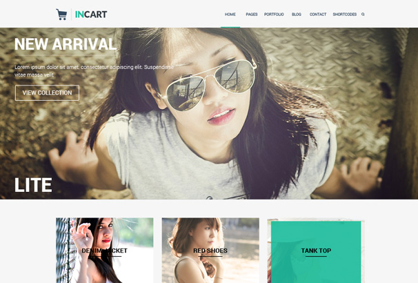 Incart Lite Free e-Commerce Theme 