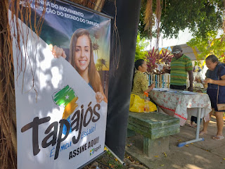 Estado do Tapajós, Bairro Uruará em Santarém recebe coleta de assinaturas