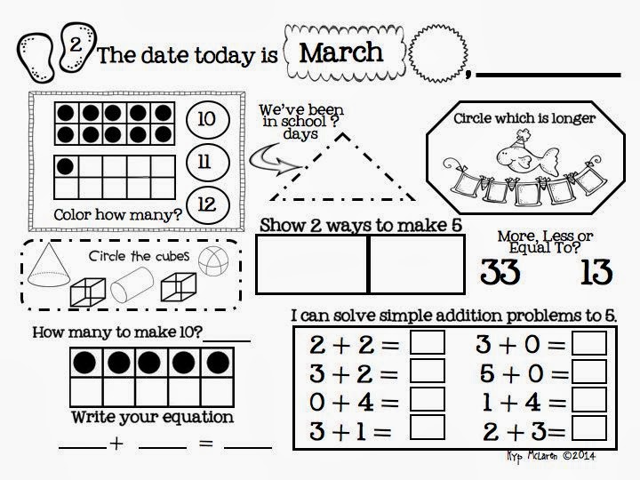 http://www.teacherspayteachers.com/Product/Kindergarten-Daily-Math-March-Common-Core-Aligned-1139956