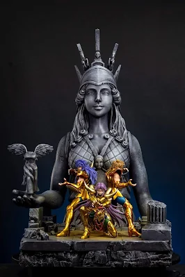 Estatueta da Exclamação de Athena - Zodiakos Studio