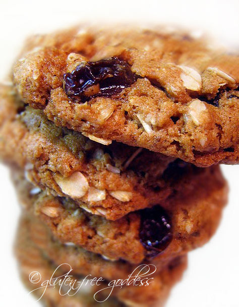 Gluten free oatmeal cookies recipe