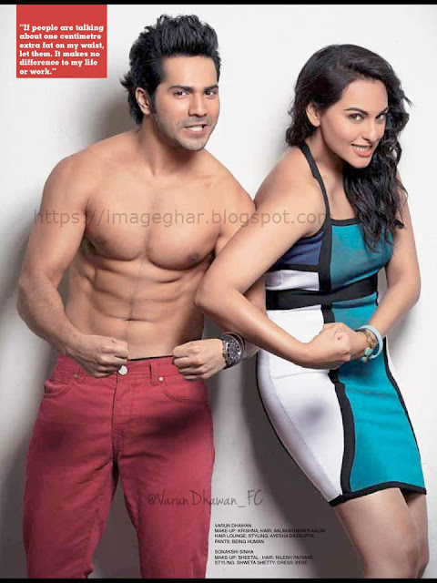 Varun Dhawan and Sonakshi Sinha on the Stardust cover