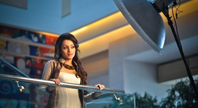 Trisha Latest Photoshot Making Stills film pics