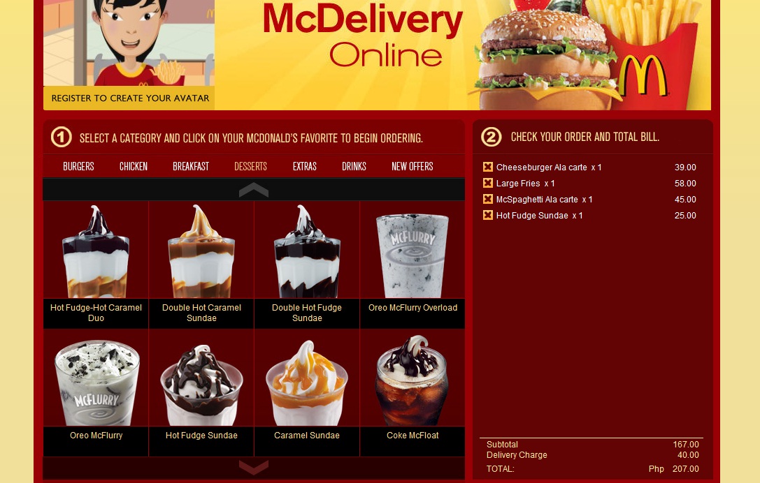 McDonald's Online Delivery - Food, Travel and Whatevs