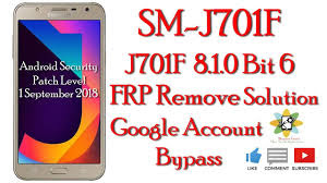 Samsung j701f 8.0.1 Frp remove Done By Last Version COMBINATION_OLB_FA70_J701FXXU6ARH1 Tested