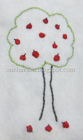 Apple Tree-Hand Embroidery (9)