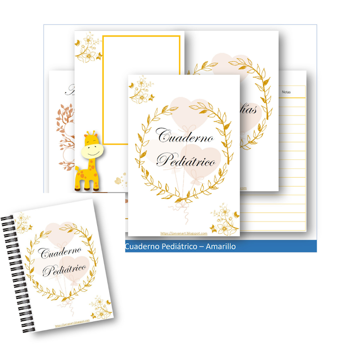 Cuaderno Pediátrico - Amarillo (ANILLAR)