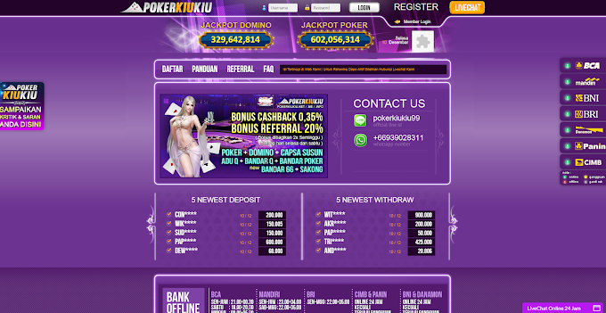 POKERKIUKIU SITUS BANDARQ ONLINE TERPERCAYA