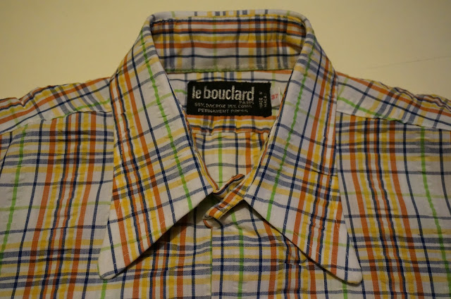branchouille des années 70  chemise Le Bouclard   beagle penny  collar shirt