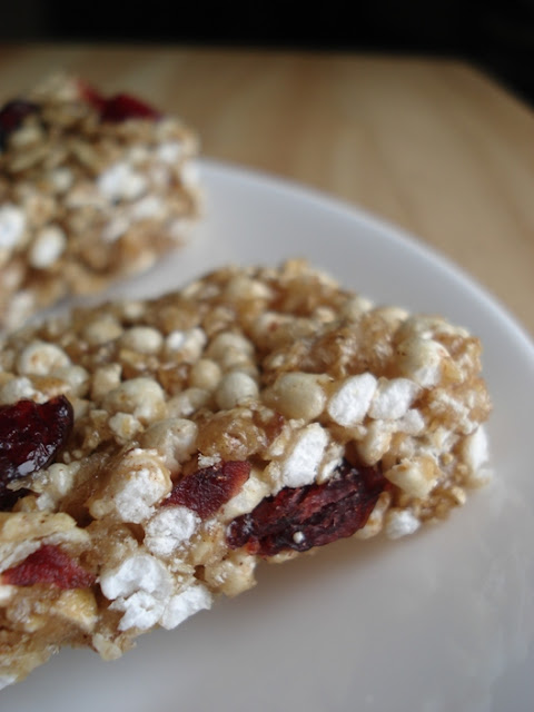 homemade granola bars