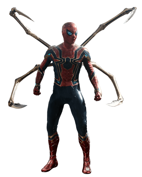 clipart renders hombre araña fondo transparente gratis