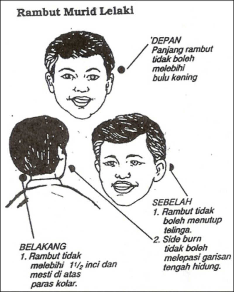 Baru 20+ Potongan Rambut Murid Lelaki