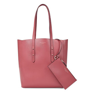 Aspinal Essential Tote in Blusher Saffiano